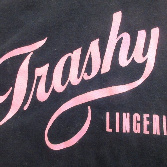 Vintage Trashy Lingerie Black/Pink T Shirt - Picture 8 of 8